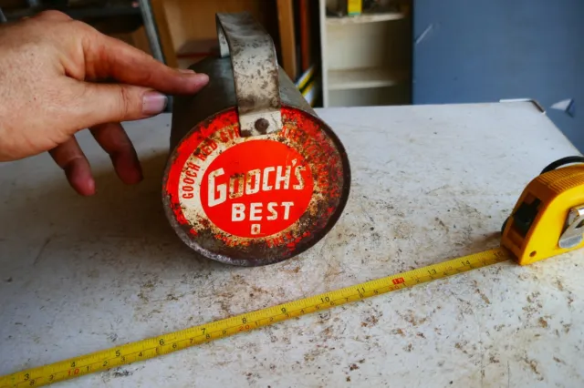 Vintage Very Rare Metal Grain Scoop Gooch's Feeds Only 1 on eBay!! Lot 23-30-25