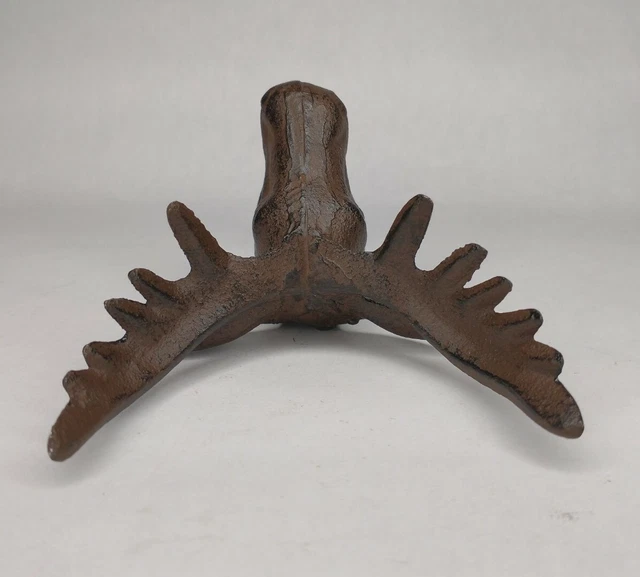 Cast Iron Moose Wall Hanging Coat Hook 5