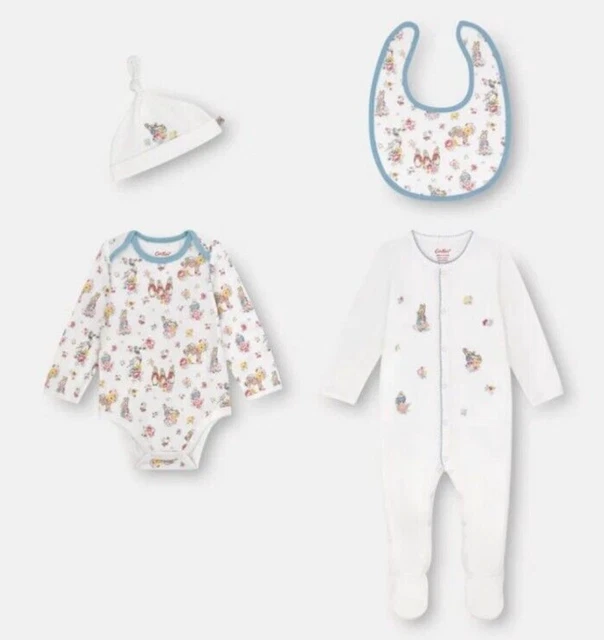 Cath Kidston Peter Rabbit Baby Starter Set - 4 Pack (6-9 Months)