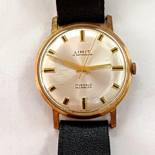 LIMIT MANUAL WATCH Men's 17 Jewels Incabloc 11012