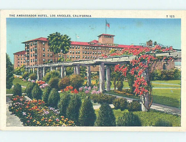 Linen AMBASSADOR HOTEL WHERE KENNEDY WAS ASSASSINATED Los Angeles CA AE1545