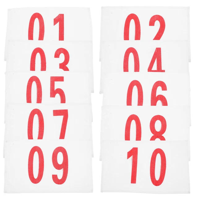 Dossard TYVEK numéro et pub couleur 18x16cm - Decoux Sport