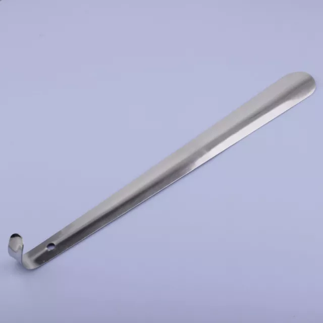 42cm Stainless Steel Long Handle Shoehorn Shoe Horn Lifter Flexible Pop