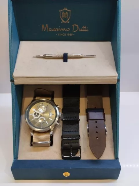 reloj massimo dutti pila nueva