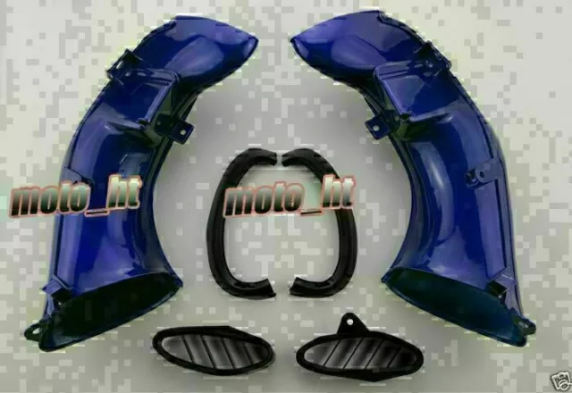 Kit de conductos de tubo de admisión de aire Ram apto para motocicleta Yamaha YZF R1 2004 - 2006 azul 2005 2