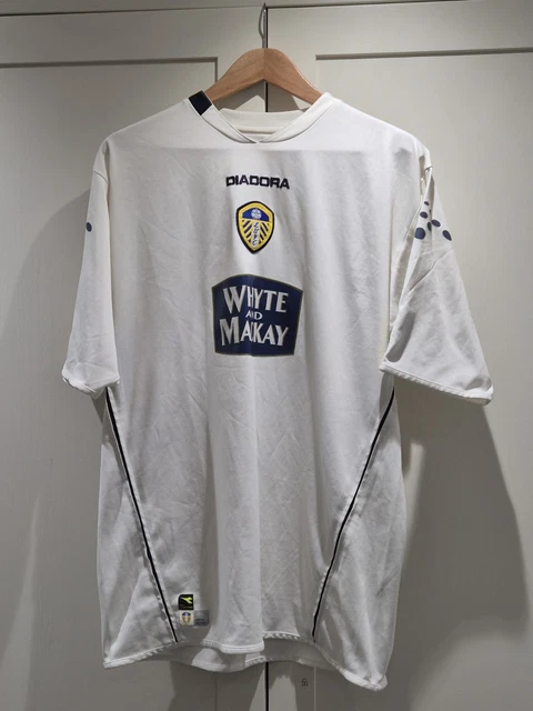 Maillot Leeds United Third 2004-2005 Diadora - Homme Taille L - État Correct Pour Collection