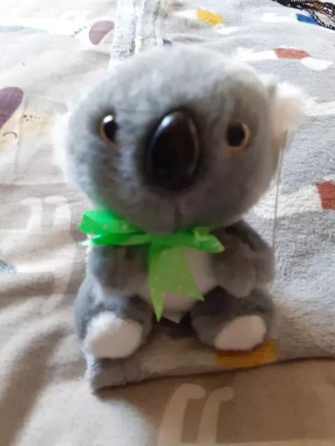 Australia Utd. PTY. Ltd., Mini Koala Bear With Bow, Plush Soft Toy, 4", BNWT