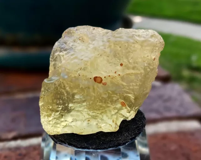 Absolutely- BEST quality n’ color, very translucent Libyan Desert Glass