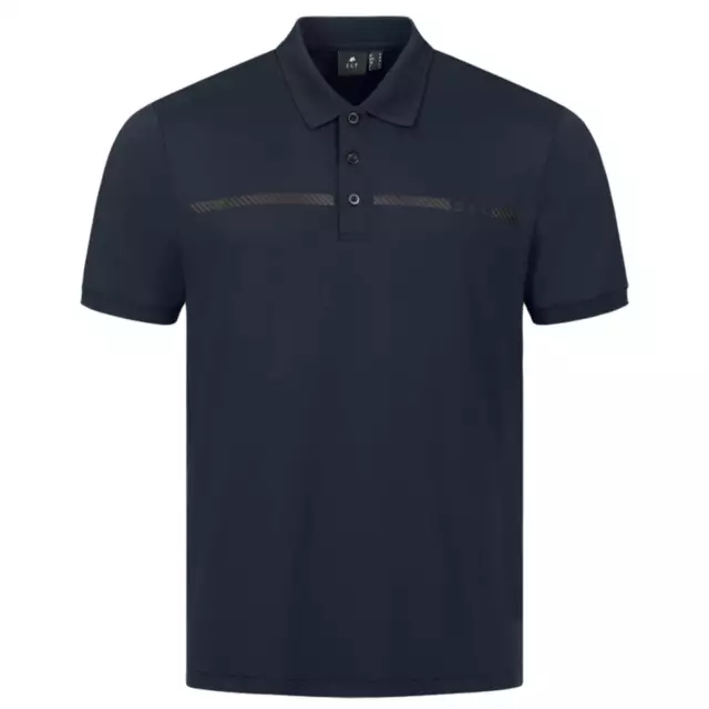 E.L.T Tiefblau S Shirt Herren Polo-Shirt Michigan Herrenshirt
