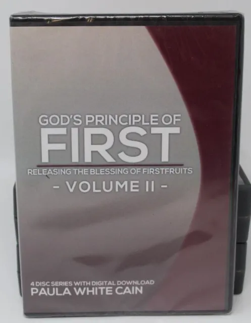 PAULA WHITE CAIN: God's Principle Of First - Volume 2 {NEW/SEALED 4 ...