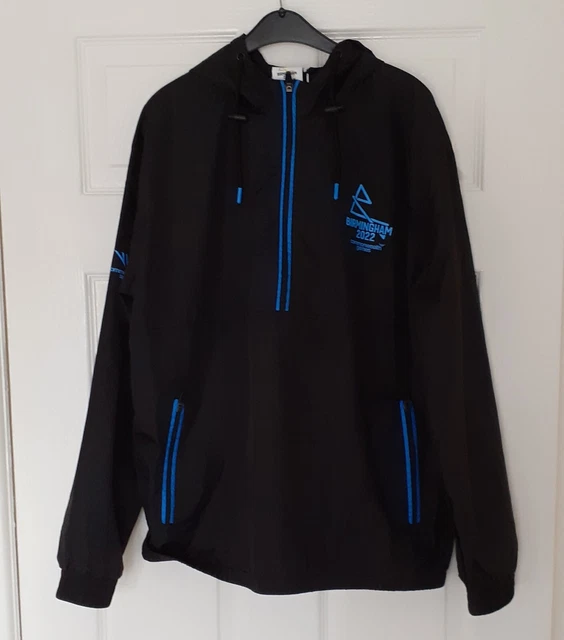 BIRMINGHAM 2022 COMMONWEALTH Games Ladies 1/4 Zip Shower Jacket Size