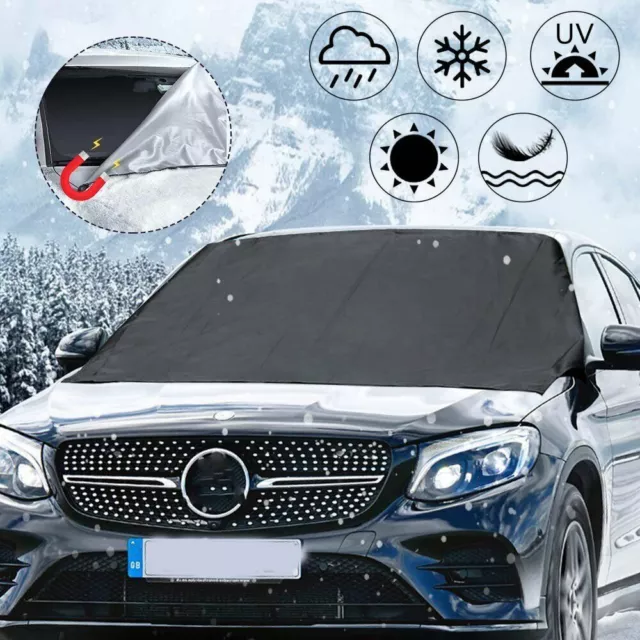 UK Winter Windscreen Cover Car Window Screen Frost Ice Large Snow Dust Protector