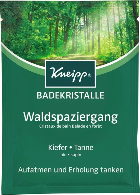 Kneipp Badekristalle Waldbad Badesalze Entspannungsbad 2x 60g NEU MHD 31/10/2025