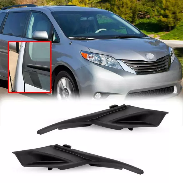Car Windshield Wiper Side Cowl Extension Cover Trim For Toyota✨ 2011-2020' N4C5