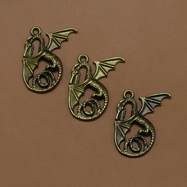 20 Pcs Jewelry Making Pendants Charm Stoppers Bracelets Necklace Pendant Vintage
