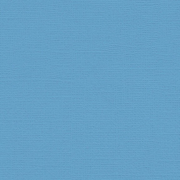 25 Pack My Colors Canvas 80lb Cover Weight Cardstock 12"X12"-Madras Blue -CV12-5