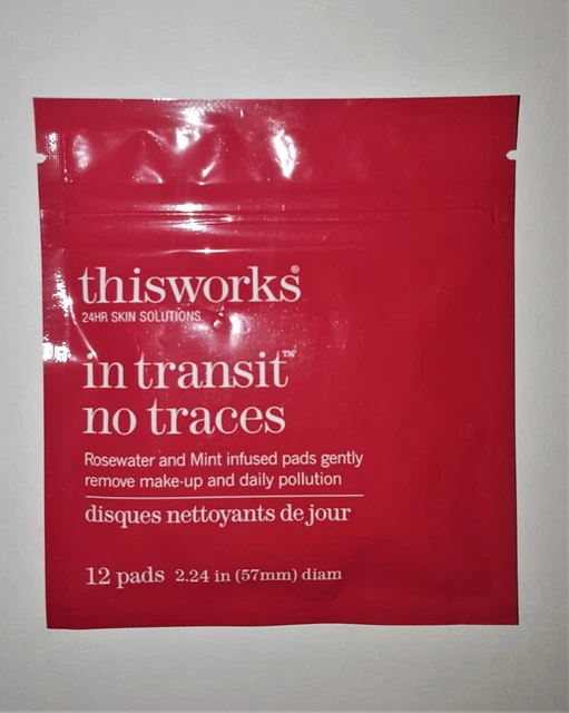 This Works In Transit No Traces Make Up Removal Pads 12 Ct Each - 1 Pack