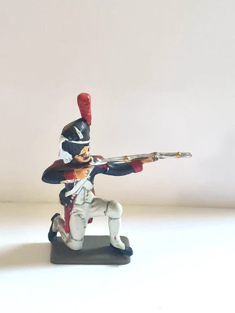 Lot 3 Soldats de Plomb Premier Empire Napoléon Dragon Grenadier 1/32 60mm LS18 e