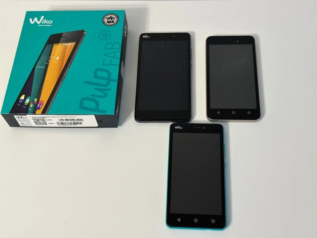 Lot De 3 Smartphones Pour Pièces Détachées - Marque Kyocera, 16Go, Ne Fonctionnent Pas