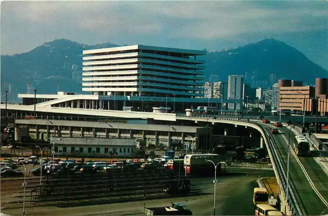Postcard Kowloon - Canton Railway Terminal, Hong Kong, China