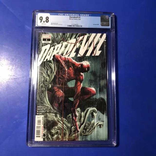 Daredevil #1 CGC 9.8 1st Print Main Cover Elektra  Appearance Zdarsky Comic 2022