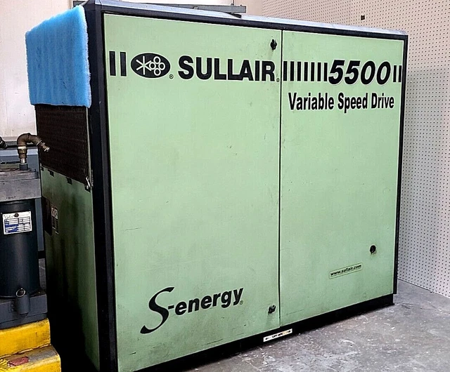 2008 Sullair 5509V/A S-Energy 75Hp Vsd Rotary Screw Air Compressor_New Drive!~