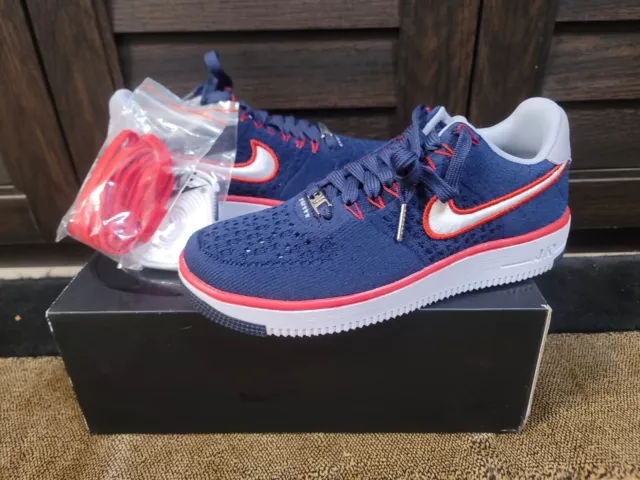 NIKE AIR FORCE 1 Ultra Flyknit Low New England Patriots Men Size 8 FD0495 400 269.99 PicClick