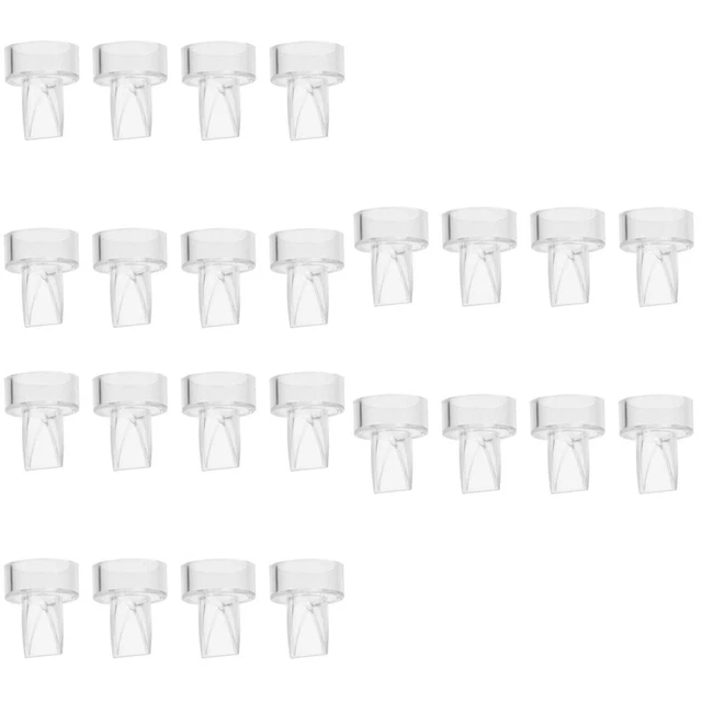 24 piezas de accesorios de gel de sílice para extractores de leche bebé pico de pato pequeño