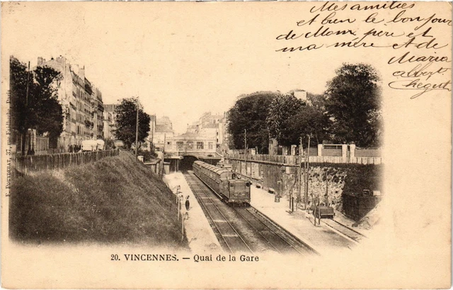 CPA Vincennes Quai de la Gare (1276312)