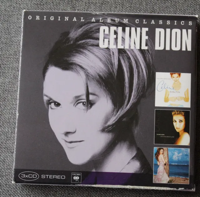 Celine Dion, original album classics - coffret 3 CD pochette simple