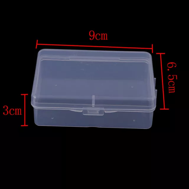 Scatola portaoggetti in plastica trasparente 9 cm * 6,5 cm * 3 cm Clear Square MuRSH5