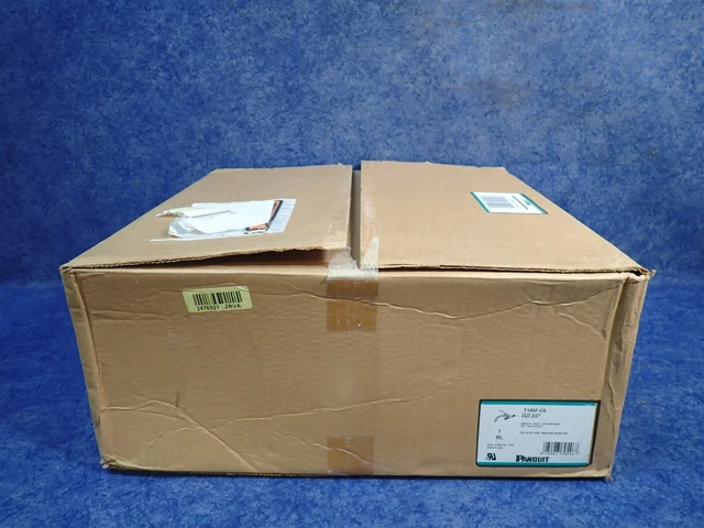 Panduit T100F-C0 100' x 1" Polyethylene Spiral Wrap Black (J12)
