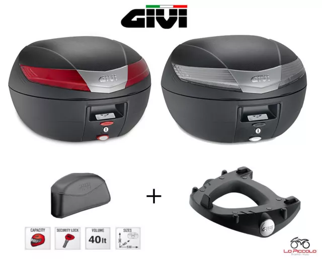 GIVI BAULETTO VALIGIA V40 N NT 40 LT STAFFE SR44 MBK Skyliner 250 2006 2007