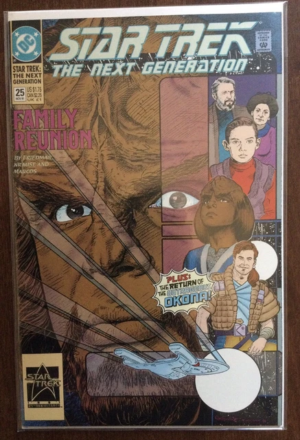 Star Trek The Next Generation.  # 25 DC COMICS 1991
