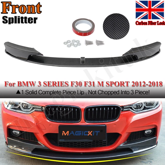 SPORT-PERFORMANCE FRONT SPOILER Splitter Carbon Style For BMW F30 F31 M ...