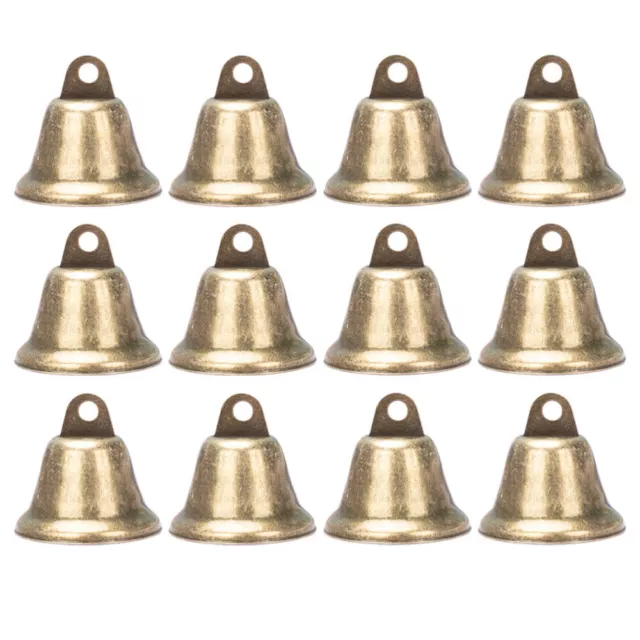 25pcs Brass Bell Hanging Antique Doorbell Cow Brass Bells Jingle Craft Cow Bells 3