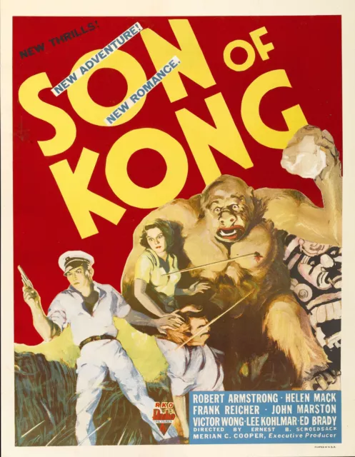 SON OF KONG (1933)- Classic Cult Sci-Fi/Horror / Adventure  - PD