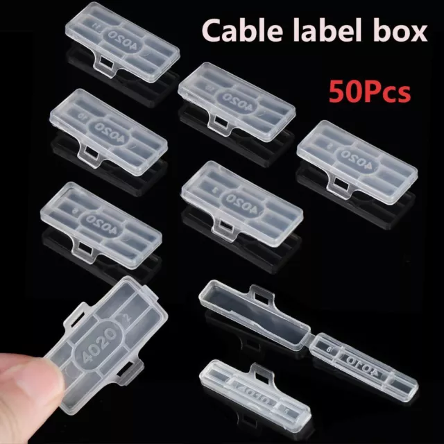 Tie Display Sign Tag Box Cable Labels Identification Tags Fiber Organizers