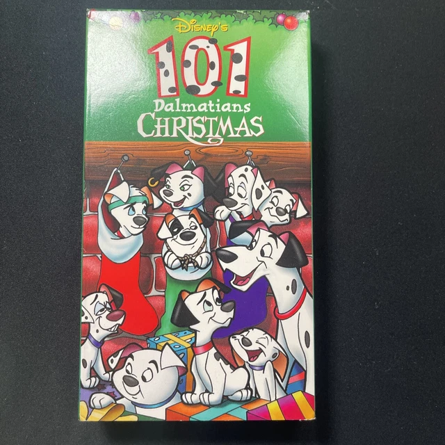 101 DALMATIONS WALT Disney Christmas VHS Tape Collectible Vintage $7.99