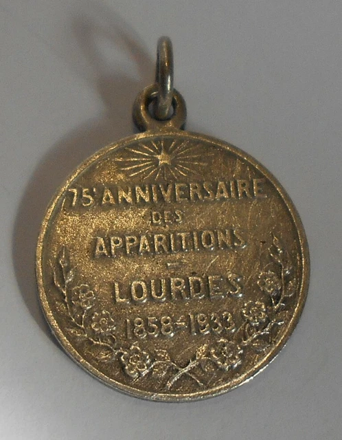 MÉDAILLE - RELIGION - LOURDES - 1858 - 1958