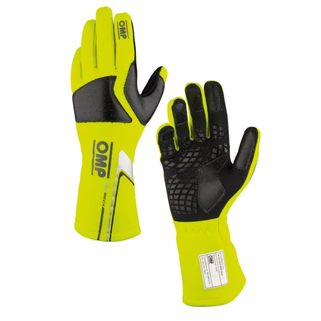 OMP PRO Mech-S FIA 8856-2018 zugelassene mechanische Handschuhe (Rennen/Rallye)