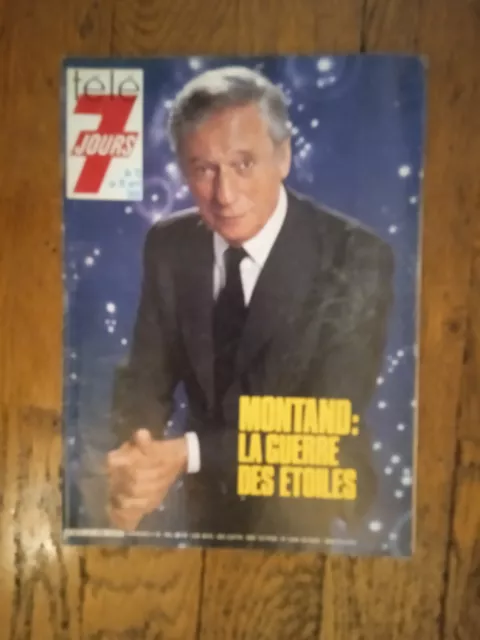 Magazine Télé 7 jours de 1985 - Yves Montand