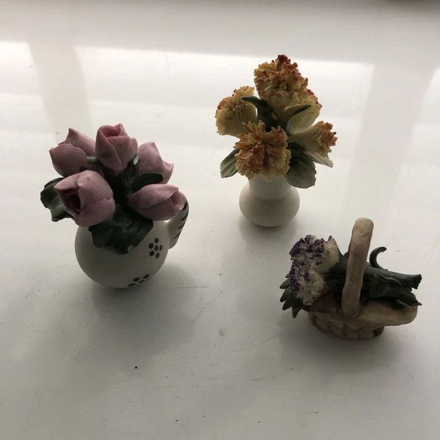 FRANKLIN MINT FLOWERS Of The Year Miniatures X 4 £9.00 PicClick UK