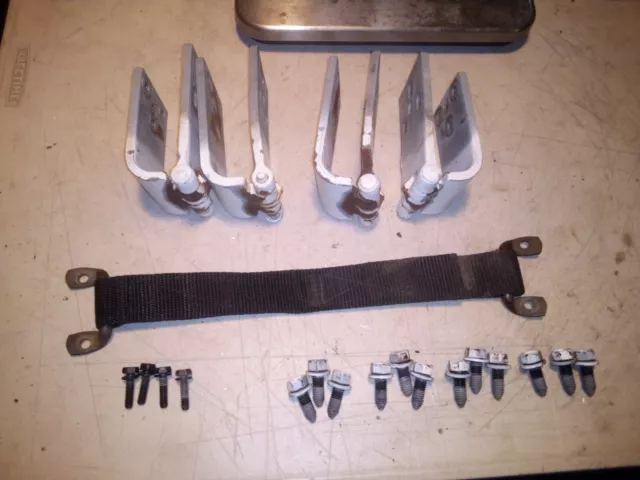 Barn Door Hinges Chevy Gmc Suburban 73-91 Oem White Rear Hinges