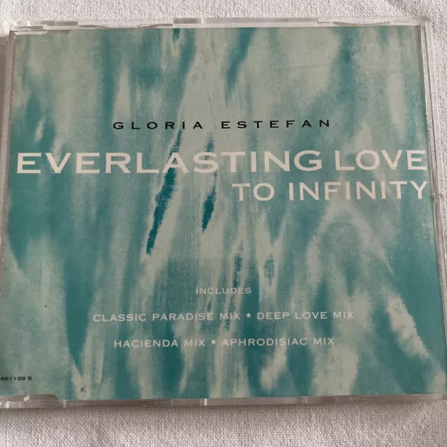 Gloria Estefan ‎– Everlasting Love (CD Single, 1995) 6 Tracks ☆*NEAR MINT  DISC*☆