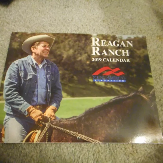 PRESIDENT RONALD REAGAN Ranch 2019 Calendar 6.99 PicClick