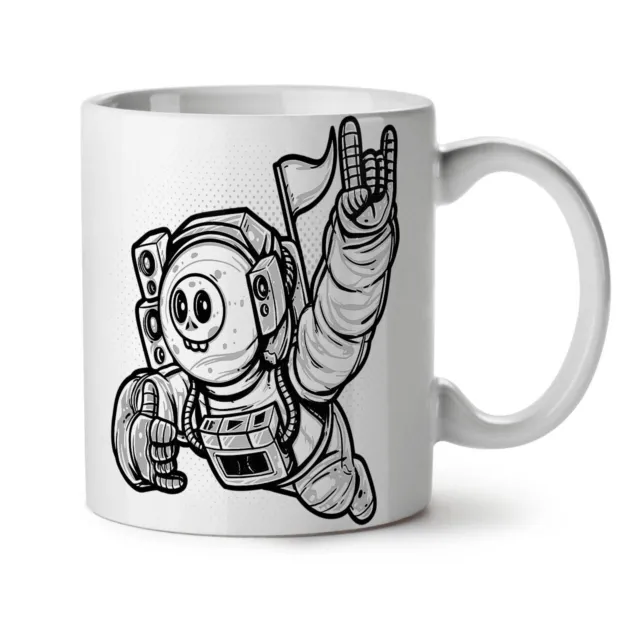 Astronaut Skull Space NEW White Tea Coffee Mug 11 oz | Wellcoda