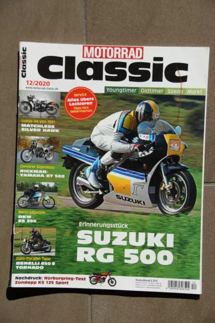 Motorrad Classic Heft 12/2020 - Suzuki RG 500 - DKW SS 250 - Benelli 650 S.....