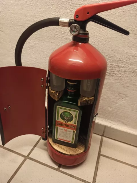 Feuerlöscher Umbau Mini Bar Jack Daniels Whisky Fußball Schwarz Gelb  Dortmund !!