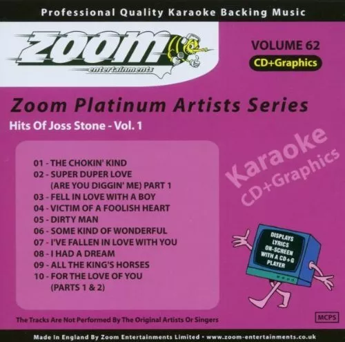 Zoom Karaoke - Zoom Karaoke CD+G - Platinum Artists 62... - Zoom Karaoke CD QEVG